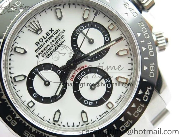Daytona 1:1 Best and V4 SA4130 Case White 116500 Noob 904L Dial Bracelet Edition SS 0318